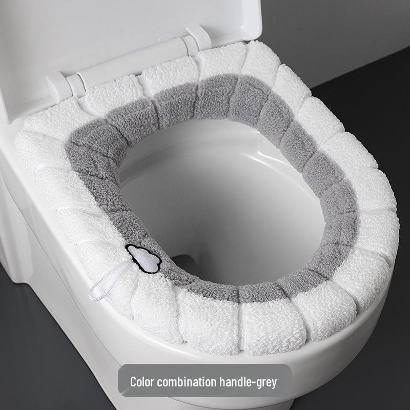 

Winter Plush Toilet Seat Cushion 2025 - Thickened, Universal Fit for All Seasons