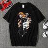 Japan Anime Bleach Ichigo Kurosaki T Shirt Men Fashion T-shirt Short Sleeve Vintage Cartoon Tshirt Harajuku Tops Cotton Clothes
