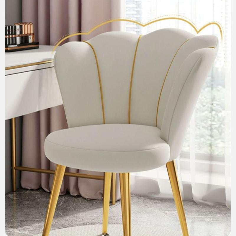 Nordisches Schminkstuhl Design Heimstühle Mit Rückenlehne Schlafzimmer Make-up Hocker Kreativer Sessel Esszimmerstühle Möbel