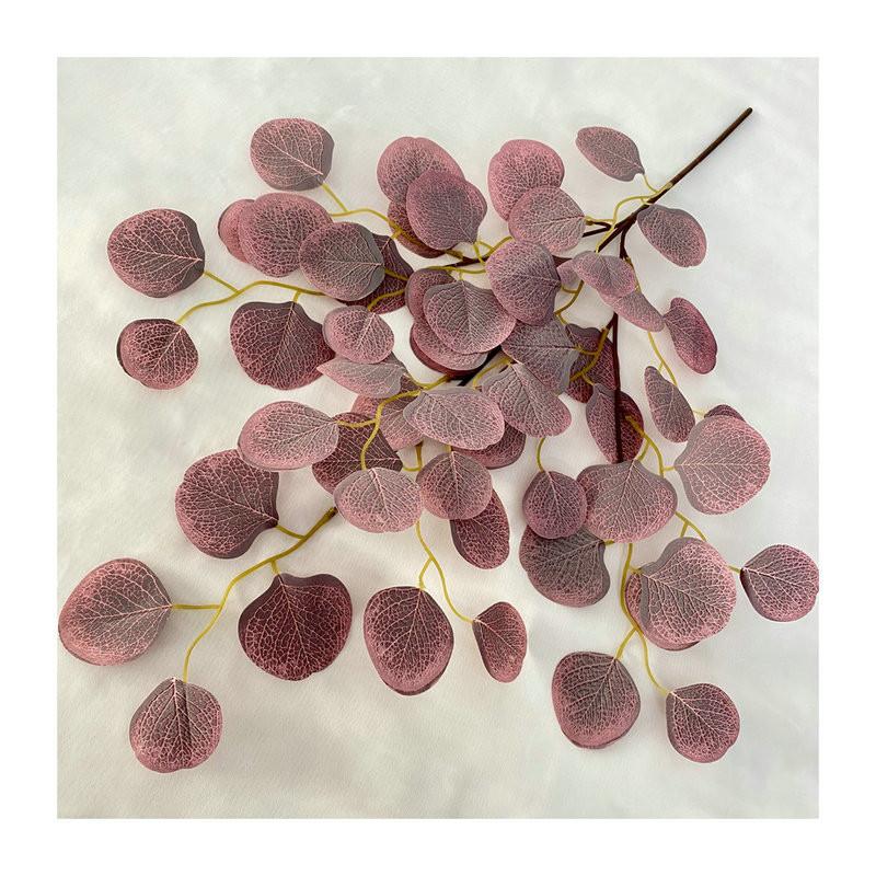 Painted Oil Artificial Leaves Wedding Props Decorate Foliage Realistic