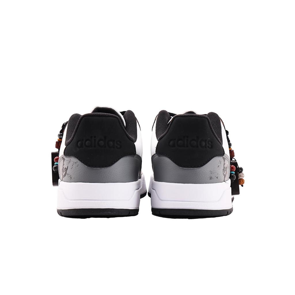 Adidas ENTRAP Leather Wrapping, Wear Resistant And Non Slip Low top Skateboard Shoes Unisex Black White JQ3923(Team59-)