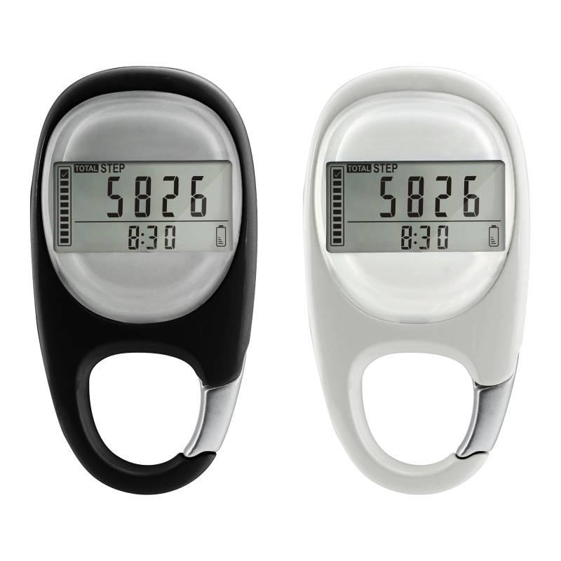 Abs Material 3d Motion Sensor Pedometer Measure Your Distance And Calories With This Keychain Clip