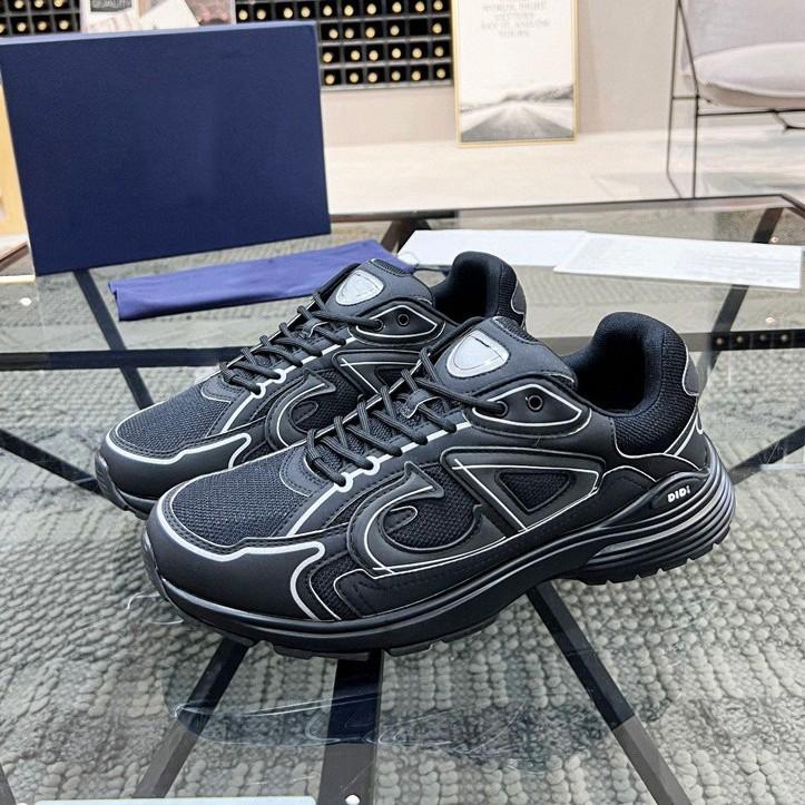 Dad's Shoes CD New Casual Shoes Lightweight Patchwork Height Increasing Thick Sole Reflective Mesh B30 Breathable Sports Shoes
