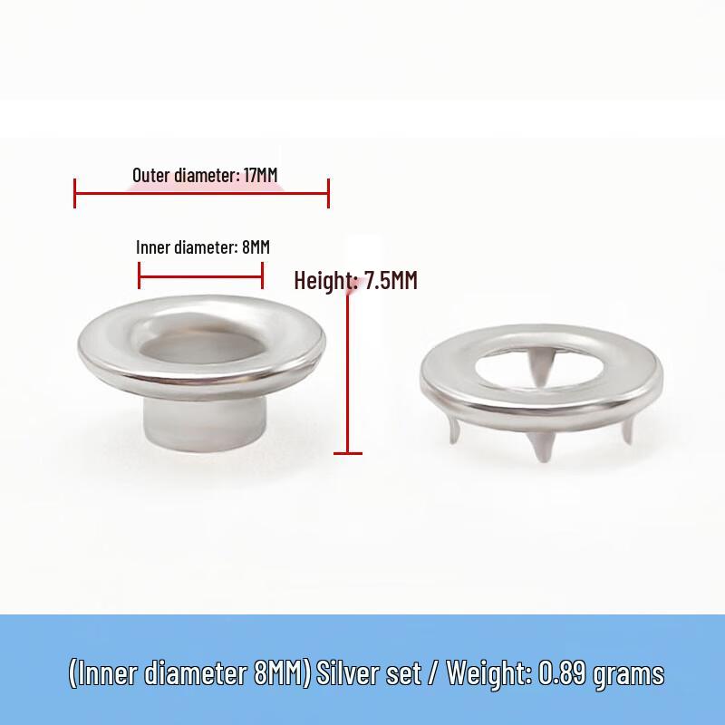 

304 Stainless Steel Rust-Proof Eyelet Rivets