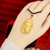 Exquisite Guanyin double-sided auspicious men's and women's jewelry necklace pendant