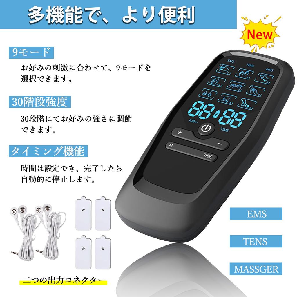 AITOYAN Handheld EMS Microcurrent Muscle Training 30 9 Compact Suitable for and Includes Japanese Instruction Manual Massager, Care, Tool, Levels,
