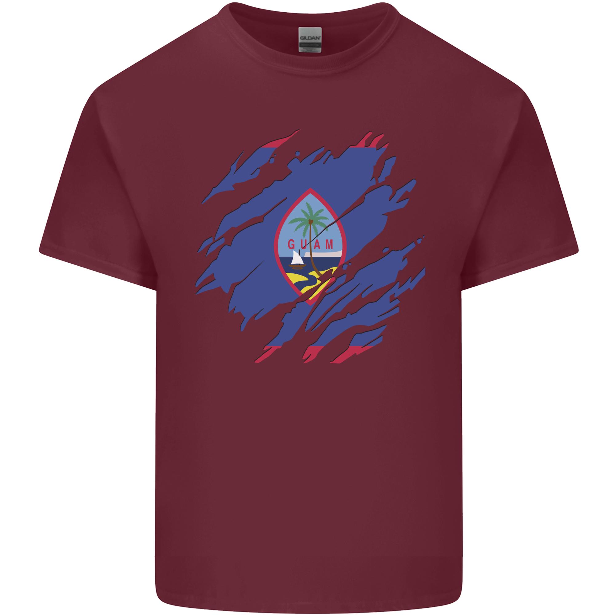Torn Flag Guam Unisexs Light Cotton TShirt S