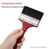 1-6 Inch Red Handle Hog Bristle Paint Brush, Durable & Shed-Resistant