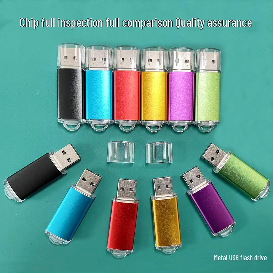 Stick USB Flash Metalic Strălucitor Montat pe Mașină - Disponibil de la 16GB la 128MB