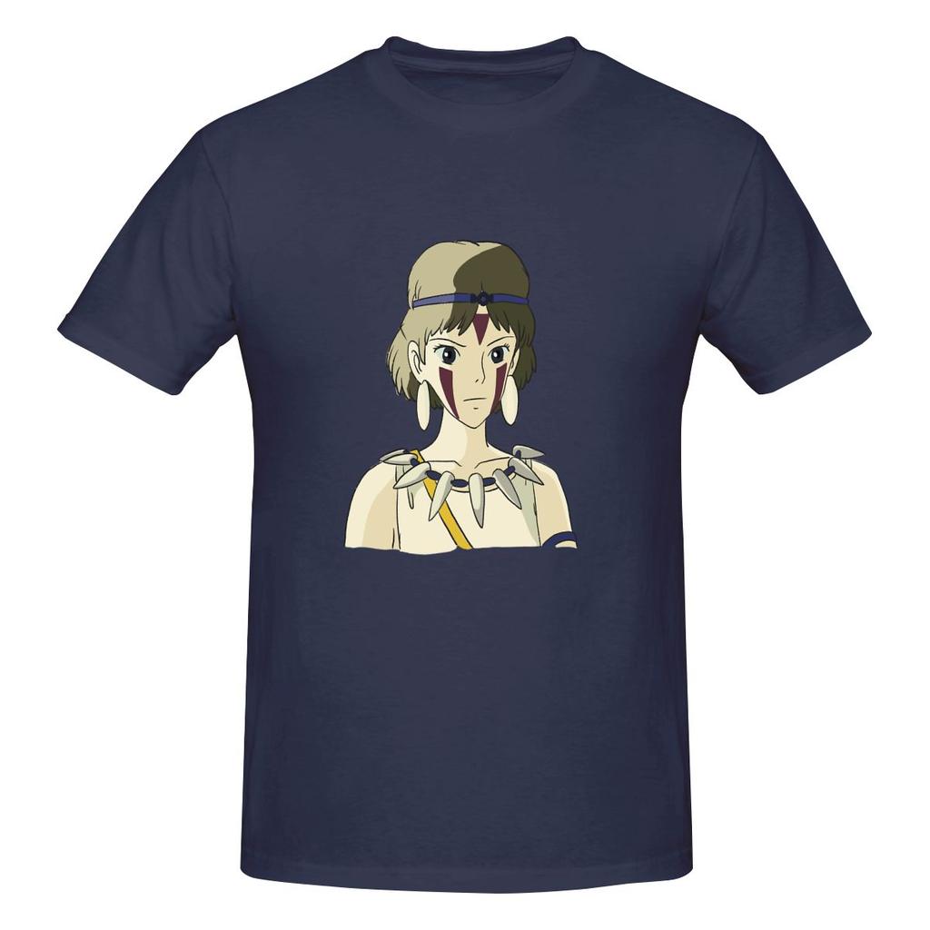 Funny Mononoke Hime Fan Art Colored Unisexs Tshirt Printed Tops Are Loose And Slim Fit Unisexs Tshirts