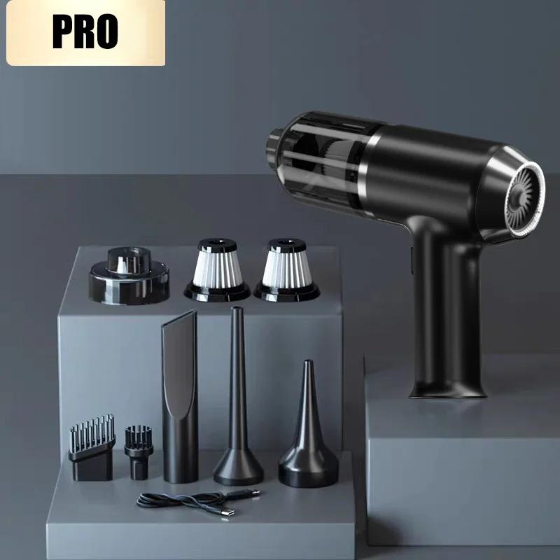 Car Vacuum Cleaner 140000PA Dual-Purpose Strong Suction Portable Powerful Wireless Handheld Mini Blower for Home Appliance