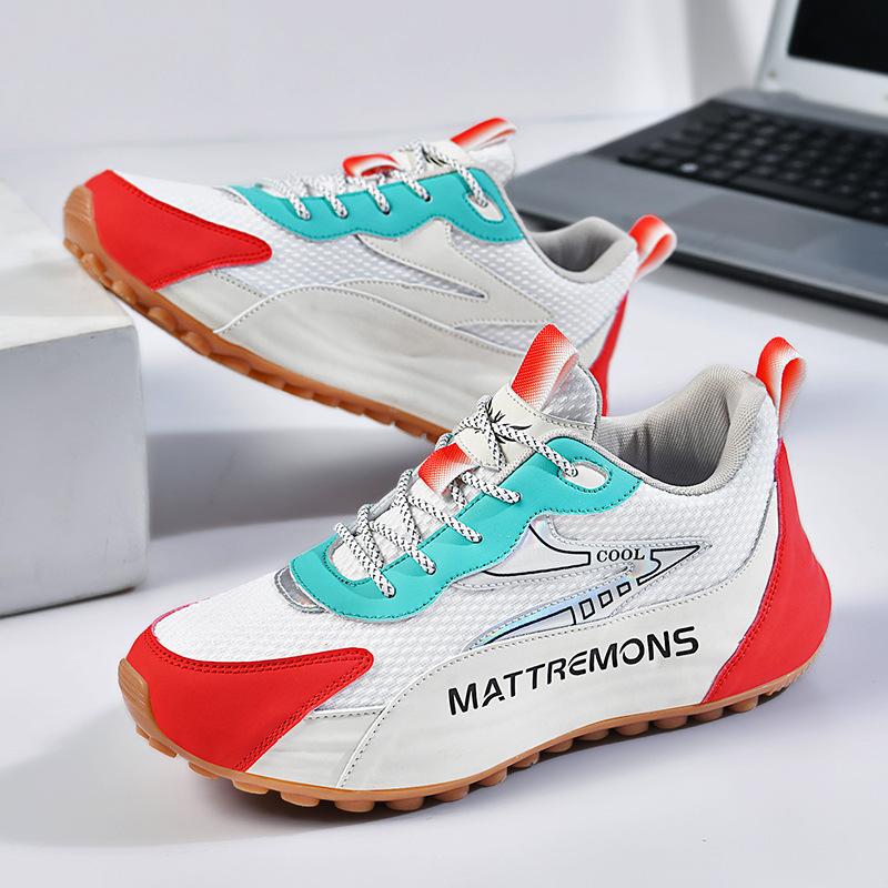 

2025 summer new versatile casual running sneakers men s platform dad shoes fashion couple outdoor running shoes 45