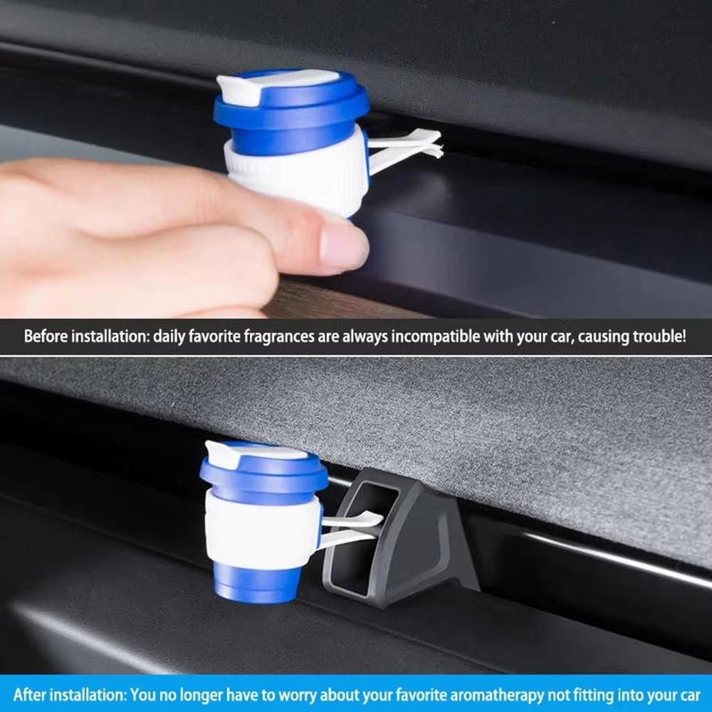 Auto-Luftschlitz-Duftclip Für Tesla MODEL 3 Highland Y Launch 2025 Lufterfrischer-Adapter Luftauslass Aromatherapie-Clip Silikon