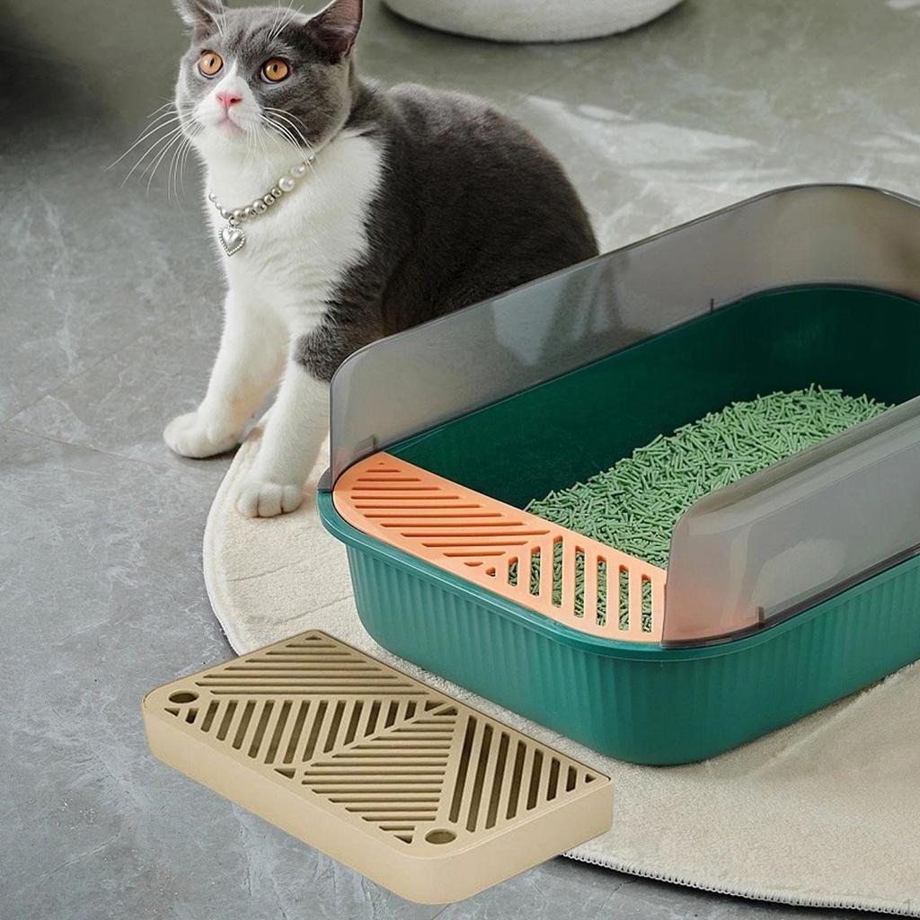 Cat Lipter Mat Kitten Litch Footboard Pand Control of The Double -layer Litter for Interior Cats