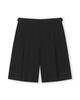 BESLOW Deep One Tuck Chino Shorts Black