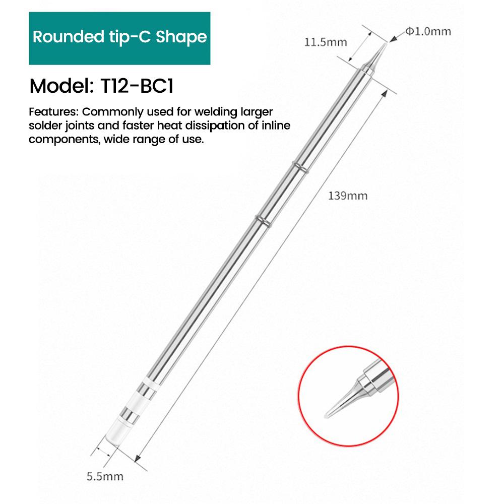 T12 Soldering Solder Iron Tips T12 Series Replace Soldering Iron Tips For Hakko fx951 DIY Soldering Station Kits