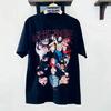 Topuri Y2k Harajuku Bărbați Tricou Supradimensionat din Bumbac Vară Casual Bărbați Femei Tricou cu Mânecă Scurtă Tricouri cu Imprimeu Anime Japonez Streetwear