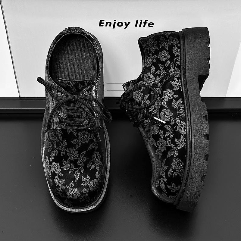 Men's Shoes Internet Celebrity Talent 2025 Autumn New Business Shoes Low-top Small Leather Shoes Youth Casual Shoes