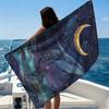 1pc Whale With Starry Sky Effect Beach Towel Large Quick-drying Towel Suitable for Beach Pool Yoga Towel Summer Gift for Friends