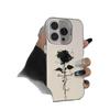 Rose Flower Creative Phone Case for iPhone 14/15/16/17 Pro Max