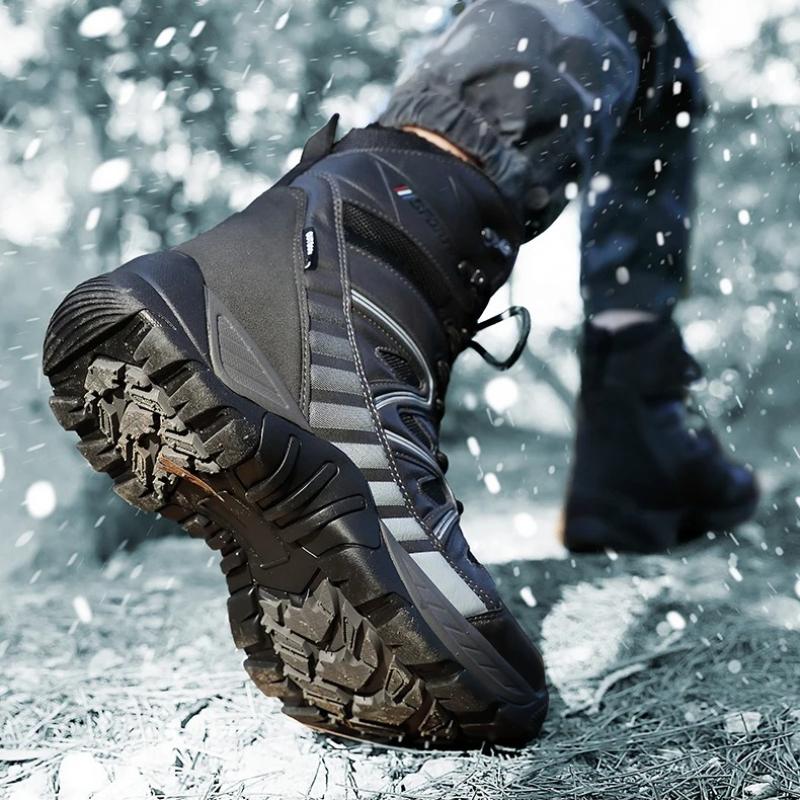 Winter Men Tactical Boots Breathable Unisex Motorcycle Anti-Slip Hunting Boot Army Safety Desert Climbing Hiking Shoes Hommes