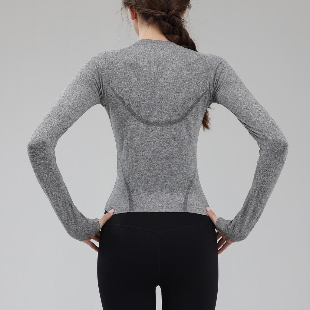 Lulu Yoga Slim-Fit Breathable Long Sleeve Sports Top