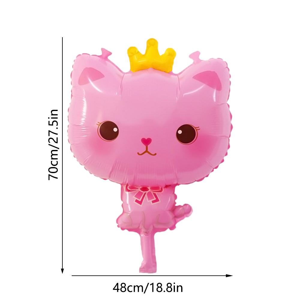 6 Pcs Gabby Doll Birthday Party Balloon for Baby Shower, Gender Reveals