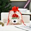 Creative Christmas tote bag three-dimensional doll candy bag bundle pocket decoration gift bag