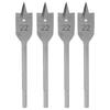 4pcs High Carbon Steel Spade Drill Bit Set Cutting Thorn Wood Drill Bit Set  Drilling