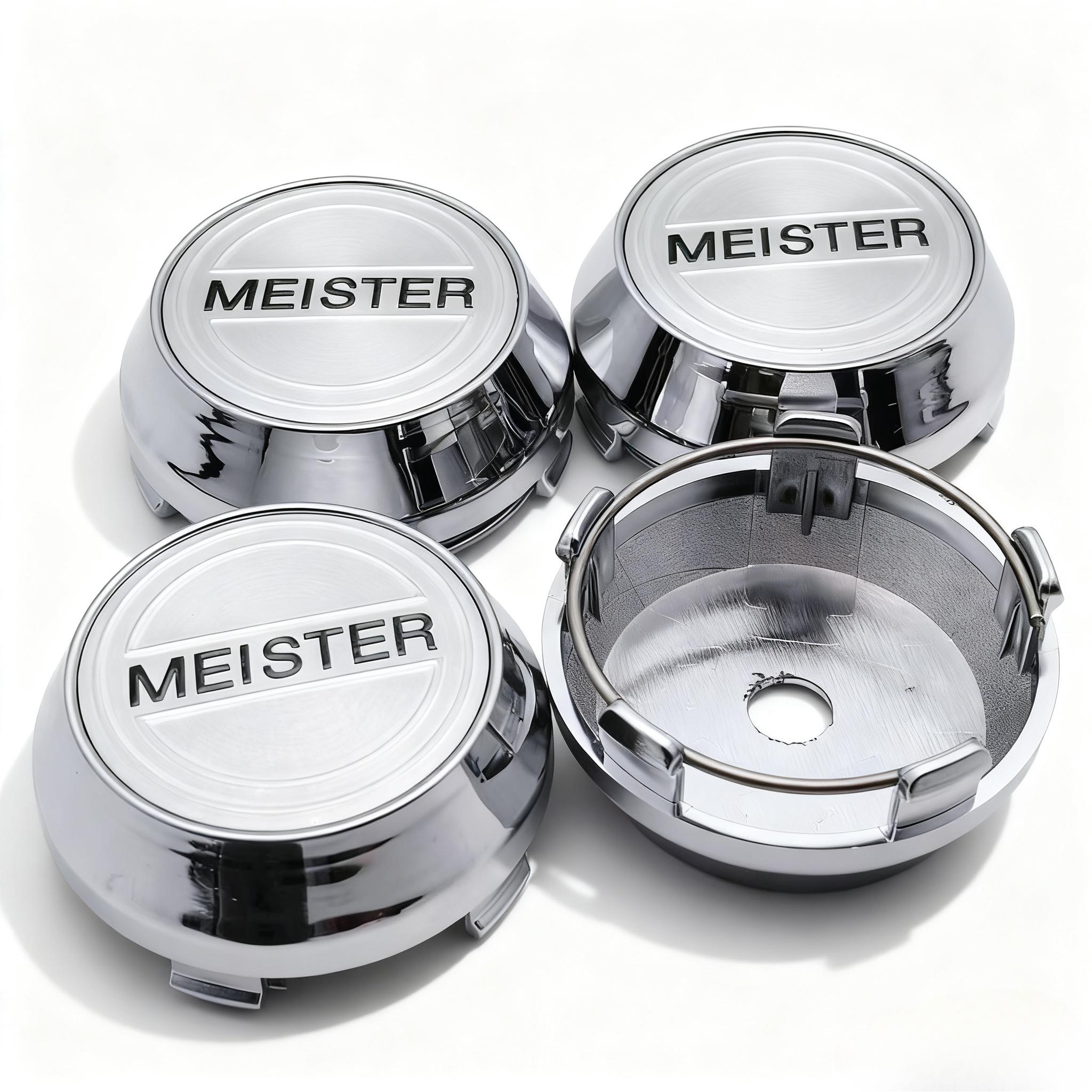 

4 шт. W Work MEISTER Логотип Эмблема Центральные Колпачки Колес Автомобиля OD 60MM 56MM Ступица Колеса Высокая Крышка Диска Колпачки Ступицы Замена Авто Аксессуары MEISTER Badge&4pcs High Caps