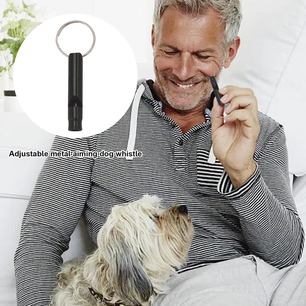 Dog Training Whistle Aluminum Alloy High Frequency Dog Recall Whistle Portable Dog Training Tools Dog Training Behavior Aids