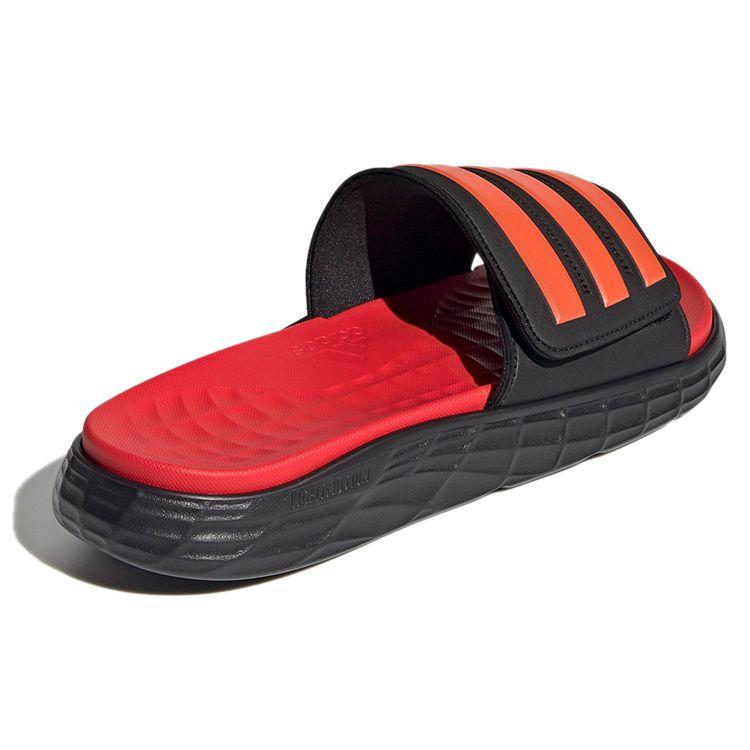 Adidas Duramo SL Slide Black Solar Red Unisex Sneakers Core-Black Vivid-Red FY8787