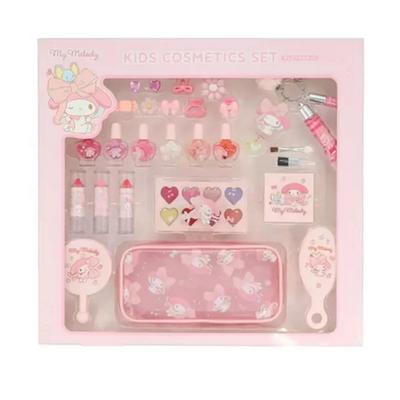 Sanrio Kids Cosmetic Sanrio SHOBODO KIDS COSMETIC Makeup Set for Girls Ages 6 and Makeup Cosmetic Kids Makeup Princess Christmas My Melody Set, SET,