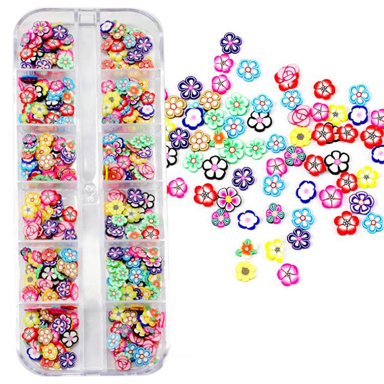 Nail Sequins: Irregular Colored Soft Diamond Bows & Half-Sugar Bow Stickers