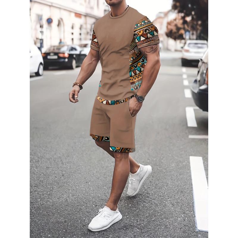 New 2-piece men s spring and summer sports suit - casual, simple, fashionable and popular colors S