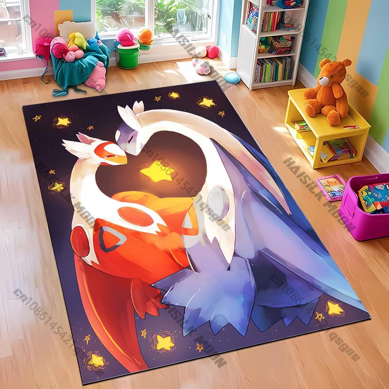 

3D Pokemon Latios Latias Carpet New Release! Rug for Living Room Bedroom,Office Areas,Durable Machine Washable Mat Gift for Kids 40x60cm (16x24in)