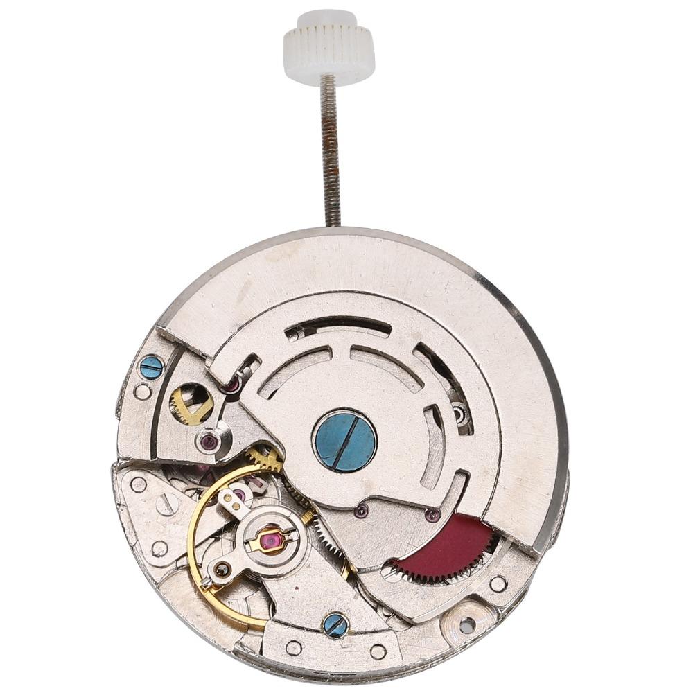 Three hands Mechanical Core White tone Watch Part for 2813 movement Movement replacement