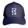 Pastel Watercolor Crystals Black Nikury Baseball Cap Cotton Twill Breathable Contrast Two Tone Brim Snapback Flat Bill