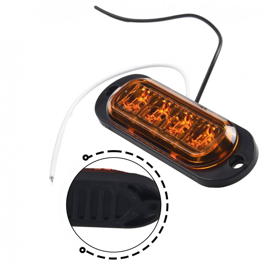 Clearance Light LED Side Marker Lights Yellow Parts