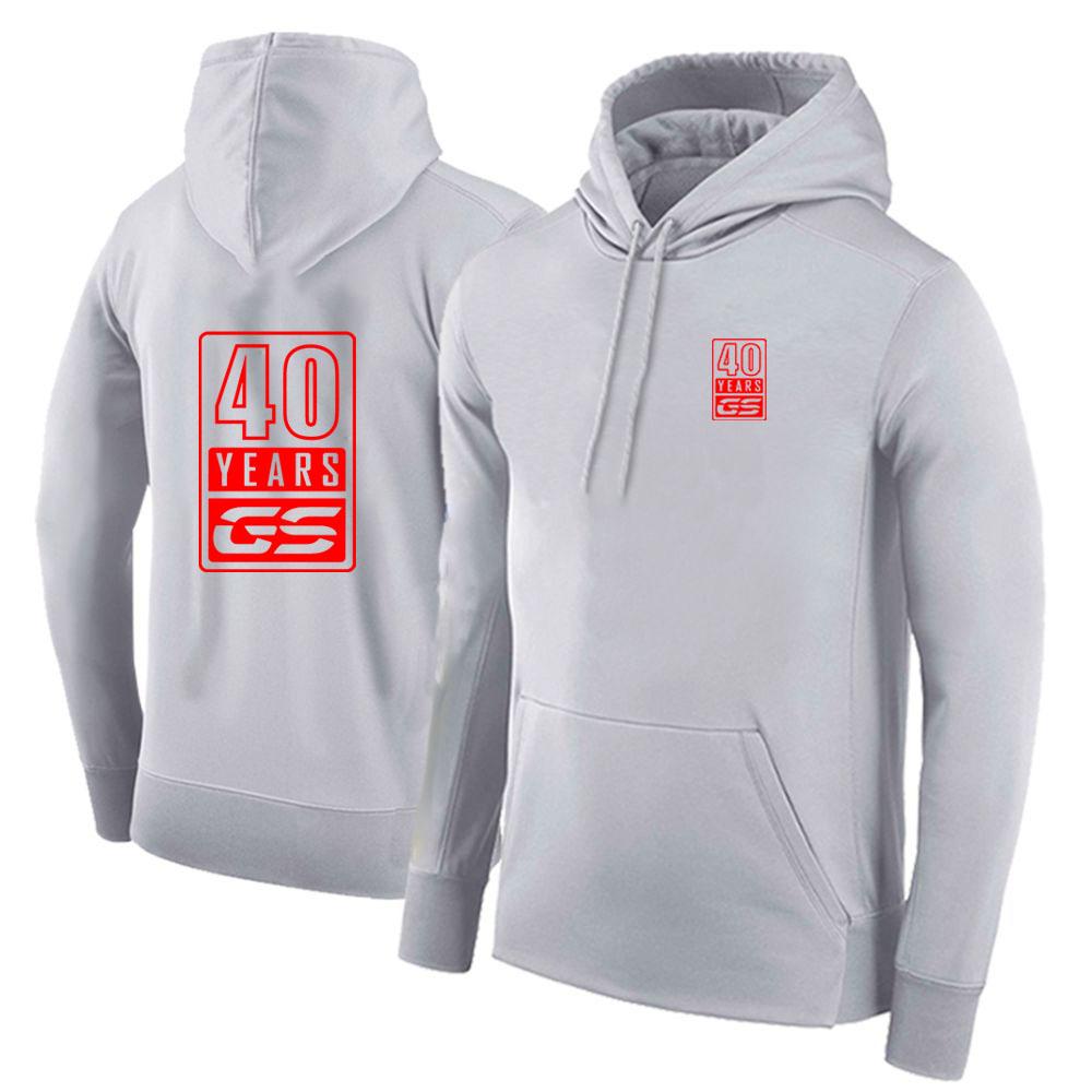 Motorcycle R1200 2025 Men 40 Years GS Autumn Printing Solid Color Pullover Hoodie Fashion Long Sleeve Comfortable Casual Tops