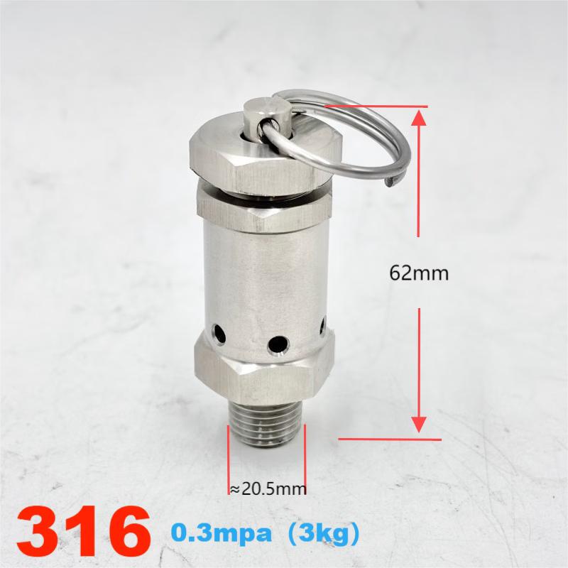

Rongyu 316L Stainless Steel Sanitary Safety Pressure Relief Valve