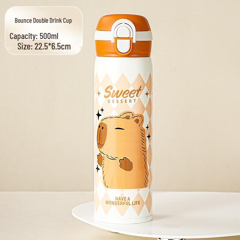 OLOEY Kids Insulated Straw Bottle