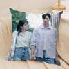 TV series NNevertheless Cushion Cover Silky Short Plush Sofa Pillow Cover Hidden Zipper Soft Dustproof Case for Home Decor
