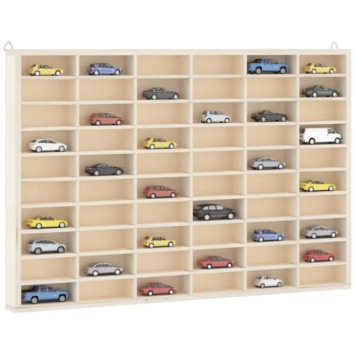 VidaXL Vitrine murale avec 60 compartiments 60x4,5x40,5 cm 4017378