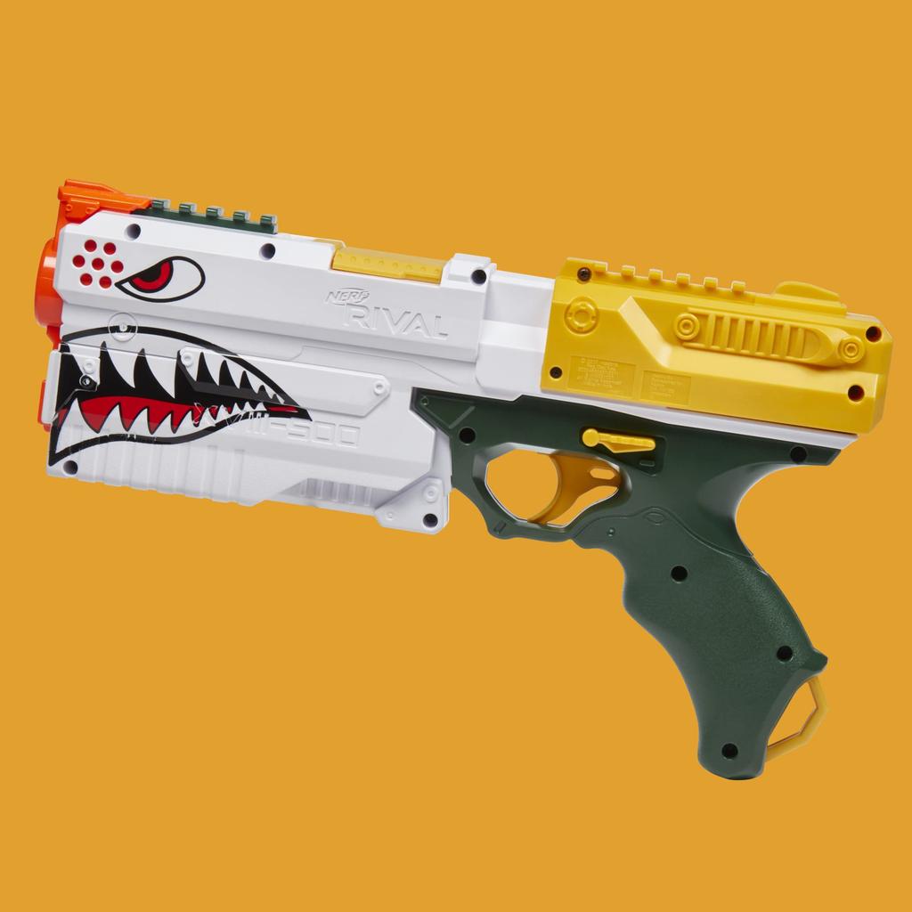 NERF Rival Kronos Breach 5 Nerf Rival Arc 90FPS Culoare Albă Potrivit pentru Vârstele XVIII-500 Blaster, Încărcat, Gloanțe, Acțiune, Viteză, Design, 14+