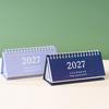 Mini 2027 Desk Calendar Standing Flip Calendar Gifts Standing Calendar  Desk Planning