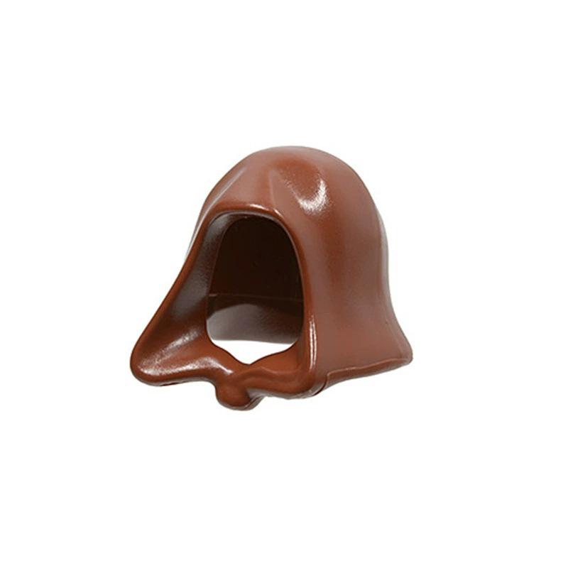 50g MOC 30381-98011 Building Block Hooded Cloak Headgear - Compatible with Small Bricks Standard