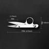 Sewing Scissors For Fabric Profession Stainless Steel Thread Scissors Embroidery Food Meat Ceramic Scissors Yarn Shears Tools