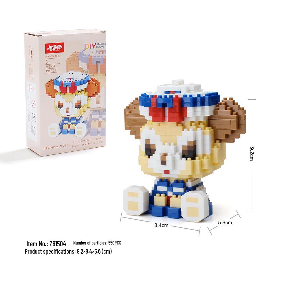 Kuromi and My Melody Compatible Building Blocks for Girls - Sanrio-Inspired Toys