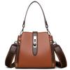 High-end, Stylish Single-shoulder Bag for Women, Soft Leather Bucket Bag, Large-capacity Handbag